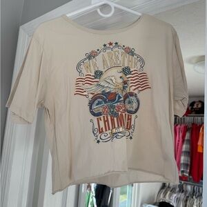 Altard State cropped America tee , size extra small.